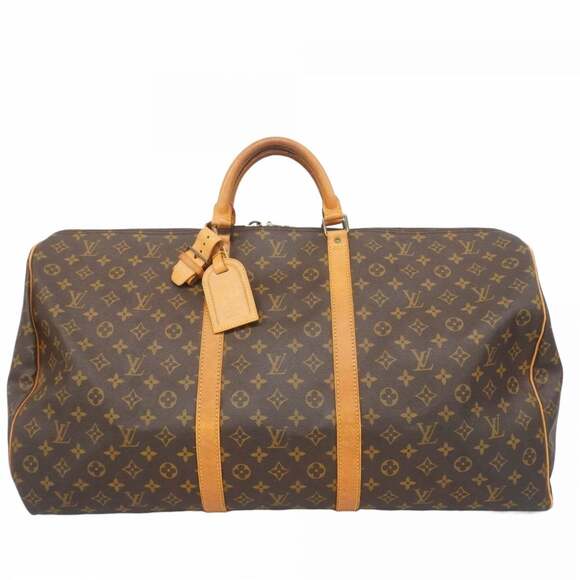 LOUIS VUITTON Handbags - Louis Vuitton Monogram Keepall 60 Boston Bag M41422 Brown Men's/Women's